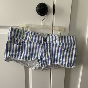 Striped Hollister shorts